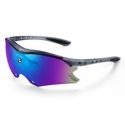 Okulary przeciwsłoneczne UV400 AntiUV w kolorze szarym / niebieskie soczewki. Niebieskie okulary przeciwsłoneczne damskie WEST BIKING. Za 80.48 zł.