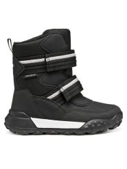 Geox Śniegowce J Trekkyup B Abx J56MBB 050FU C9999 D Czarny. Czarne śniegowce dziewczęce Geox, ze skóry. Za 409.99 zł.