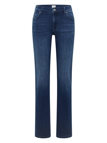 Mustang Dżinsy "Crosby" - Straight fit - w kolorze niebieskim rozmiar: W31/L32. Niebieskie jeansy damskie Mustang. Za 189.95 zł.