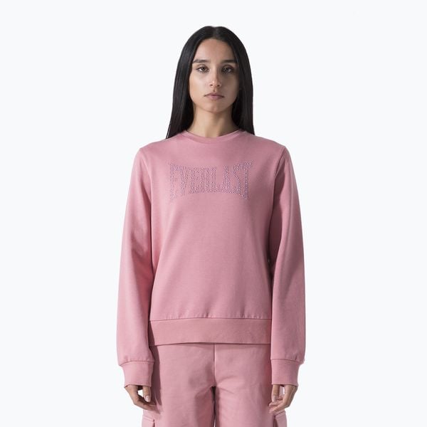 Bluza damska Everlast Leisure Crewneck. Fioletowe bluzy bez kaptura damskie Everlast, l, z bawełny. Za 129.99 zł.