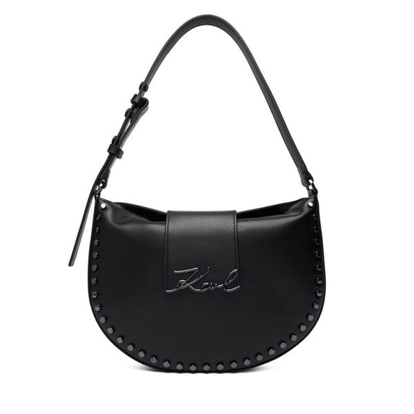 Torebka KARL LAGERFELD. Czarne torebki klasyczne damskie Karl Lagerfeld, bez wzorów, bez dodatków. Za 1,399.00 zł.