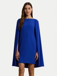 LAUREN RALPH LAUREN Sukienka koktajlowa 253855210032 Niebieski. Niebieskie sukienki damskie Lauren Ralph Lauren, bez wzorów, z syntetyku, wizytowe, bez kołnierzyka, bez ramiączek. Za 749.99 zł.
