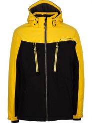 Peak Mountain Softshellowa kurtka narciarska "Ceflight" w kolorze czarno-żółtym rozmiar: M. Czarne kurtki narciarskie i snowboardowe damskie Peak Mountain, m, bez wzorów, bez kaptura, narciarskie. Za 365.48 zł.