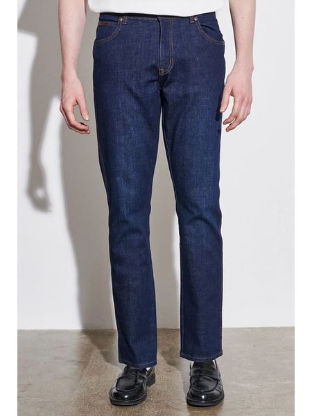 Wrangler Dżinsy "Texas Lucky" - Slim fit - w kolorze granatowym rozmiar: W46/L36. Niebieskie jeansy męskie Wrangler. Za 122.96 zł.