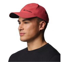 Czapka z daszkiem męska Silver Ridge IV Ball Cap. Czerwone czapki męskie Columbia, bez wzorów, z elastanu. Za 83.90 zł.