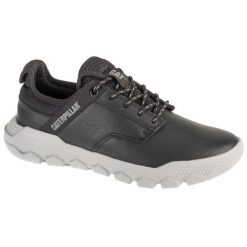 Buty Caterpillar Hex Lite Leather P726319 czarne. Czarne buty sportowe na co dzień męskie z gumy, bez zapięcia. Za 525.48 zł.