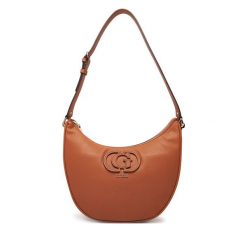 Torebka Guess. Brązowe torebki klasyczne damskie Guess, z aplikacjami, bez dodatków. Za 469.99 zł.