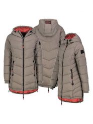 Sublevel Płaszcz pikowany w kolorze szarobrązowym rozmiar: L. Brązowe płaszcze damskie Sublevel, l, bez wzorów. Za 300.92 zł.