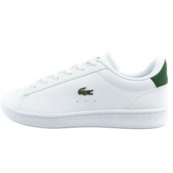 Buty Lacoste Carnab 748SUJ00011R5 białe. Białe buty sportowe na co dzień damskie bez wzorów, ze skóry ekologicznej. Za 466.89 zł.