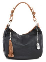 Anna Morellini Skórzana torebka "Fiorella" w kolorze czarnym - 30 x 27 x 9 cm rozmiar: onesize. Czarne torebki klasyczne damskie Anna Morellini, bez wzorów, z materiału, bez dodatków. Za 295.99 zł.