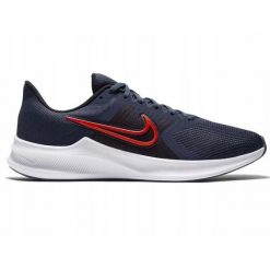 Buty do biegania męskie NIKE DOWNFISHER 11 siateczka. Niebieskie obuwie do biegania damskie Nike. Za 285.00 zł.