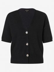 More & More Kardigan w kolorze czarnym rozmiar: 38. Czarne kardigany damskie MORE & MORE, bez wzorów, ze splotem. Za 113.36 zł.