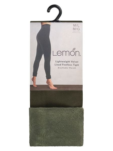 Lemon socks Legginsy w kolorze khaki rozmiar: S/M. Brązowe legginsy damskie Lemon socks, m, bez wzorów. Za 21.99 zł.