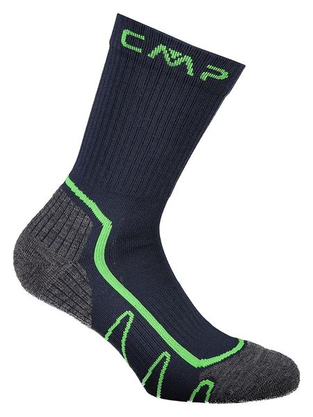 CMP Skarpety trekkingowe w kolorze granatowym rozmiar: 46-48. Niebieskie skarpetki męskie CMP, bez wzorów, z materiału. Za 28.24 zł.