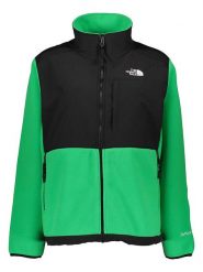 The North Face Kurtka polarowa "Plus Denali" w kolorze zielono-czarnym rozmiar: 1X. Czarne kurtki damskie The North Face, bez wzorów, z materiału, bez kaptura. Za 281.10 zł.