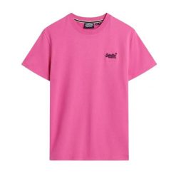 Bawełniana koszulka Superdry Essential Logo. Niebieskie szorty męskie Superdry., bez wzorów, z bawełny, klasyczne. Za 144.35 zł.