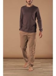 Maryplaid Piżama w kolorze brązowym rozmiar: L. Brązowe piżamy męskie maryplaid, l, bez wzorów, bez ramiączek. Za 121.99 zł.