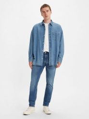 Levi´s Dżinsy "512" - Slim fit - w kolorze niebieskim rozmiar: W34/L34. Niebieskie jeansy męskie . Za 252.95 zł.