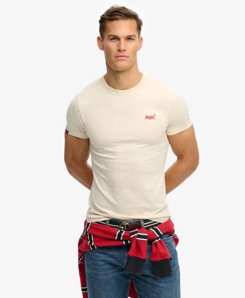Superdry Essential Logo T‑shirt z bawełny organicznej – slim fit. Czerwone t-shirty damskie Superdry., xl, bez wzorów, z bawełny, bez kołnierzyka. Za 141.40 zł.