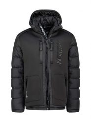 Geographical Norway Kurtka zimowa "Beachwood" w kolorze czarnym rozmiar: L. Czarne kurtki męskie Geographical Norway, na zimę, l, bez wzorów, bez kaptura. Za 298.67 zł.