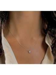 OR Carats Złoty naszyjnik z diamentami rozmiar: onesize. Szare naszyjniki damskie OR Carats, złote. Za 696.20 zł.