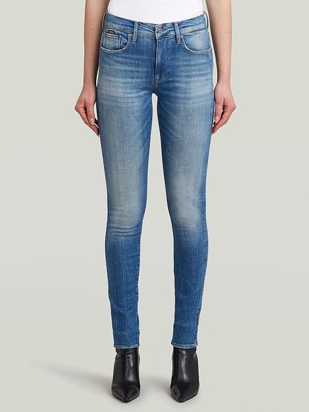 G-Star Dżinsy - Skinny fit - w kolorze niebieskim rozmiar: W30/L28. Niebieskie jeansy damskie G-Star. Za 222.94 zł.