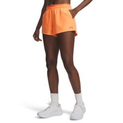 Spodenki damskie Under Armour UA Vanish Woven 6009965. Brązowe spodenki sportowe damskie Under Armour, bez wzorów, z elastanu. Za 212.97 zł.
