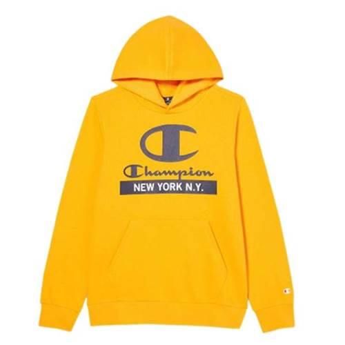 Bluza sportowa chłopięca Champion Hooded Sweatshirt. Żółte bluzy sportowe męskie CHAMPION, xl. Za 180.65 zł.