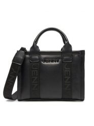 JENNY Torebka C-JNY-M-023-08 Czarny. Czarne torebki klasyczne damskie Jenny, bez wzorów, z materiału, bez dodatków. Za 129.99 zł.