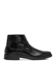 Rieker Botki CEO-13960-00 Czarny. Czarne buty zimowe męskie Rieker, ze skóry, bez zapięcia. Za 439.99 zł.