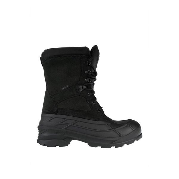 Buty zimowe męskie Kamik Nationplus. Czarne buty trekkingowe męskie Kamik, na zimę, bez zapięcia, trekkingowe. Za 428.10 zł.
