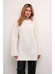 Cream Sweter "Miska" w kolorze białym rozmiar: XXL. Białe swetry klasyczne damskie Cream, xxl, ze splotem, bez kołnierzyka. Za 165.37 zł.