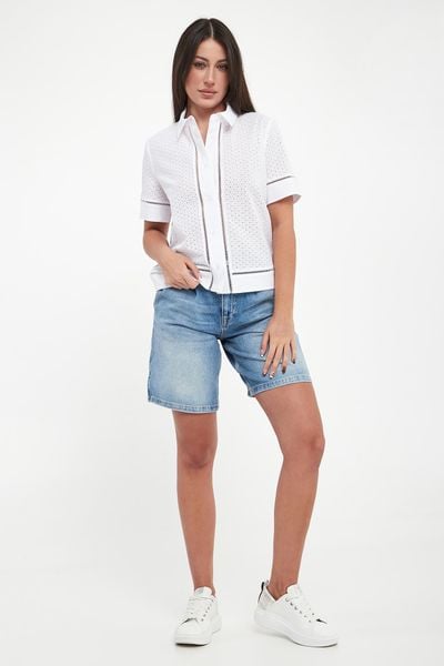 Koszula damska ażurowa Blanc JOOP!. Koszule damskie Joop!, xs, w ażurowe wzory, bez kołnierzyka, bez ramiączek. Za 669.00 zł.