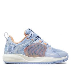 Buty do tenisa K-Swiss. Białe buty sportowe na co dzień damskie K-Swiss, bez wzorów, tenisowe. Za 699.99 zł.