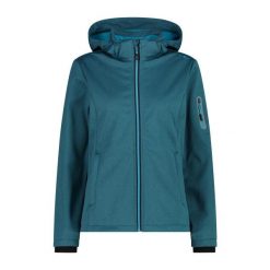 Damska kurtka turystyczna z kapturem CMP. Niebieskie kurtki damskie CMP, s, bez wzorów, z kapturem. Za 382.50 zł.