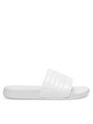 Kappa Klapki SS24-W1 Biały. Białe klapki damskie Kappa, bez wzorów, z materiału, bez obcasa. Za 79.99 zł.
