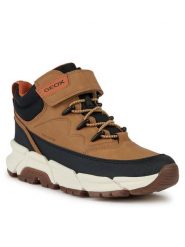 Geox Kozaki J Flexyper Plus Boy J36LCG 0MEFU C2G9B S Żółty. Żółte buty zimowe chłopięce Geox, ze skóry, bez zapięcia. Za 309.99 zł.
