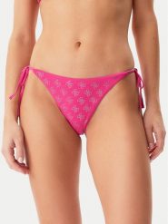 Guess Dół od bikini E5GO11 MC040 Różowy. Czerwone bikini damskie Guess, z aplikacjami. Za 139.99 zł.