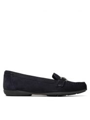 Geox Mokasyny D Annytah Moc A D84BMA 00032 C4007 Czarny. Niebieskie mokasyny damskie Geox, z nubiku. Za 399.99 zł.