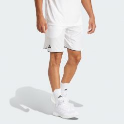 Szorty Club Tennis Climacool. Białe szorty męskie Adidas, bez wzorów, sportowe. Za 149.00 zł.