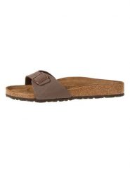 Birkenstock Klapki "Madrid" w kolorze szarobrązowym rozmiar: 43. Brązowe klapki i japonki męskie Birkenstock. Za 290.57 zł.