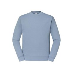Męska Klasyczna Bluza Wkładana Przez Głowę. Niebieskie bluzy bez kaptura męskie Fruit of the Loom, m, z bawełny. Za 67.99 zł.