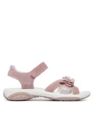 Primigi Sandały 1383700 S Różowy. Czerwone sandały dziewczęce Primigi, ze skóry, bez zapięcia. Za 279.99 zł.