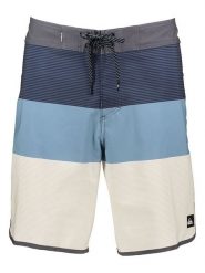 Quiksilver Szorty kąpielowe w kolorze biało-błękitno-granatowym rozmiar: W40. Białe szorty sportowe męskie Quiksilver, outdoorowe. Za 110.29 zł.