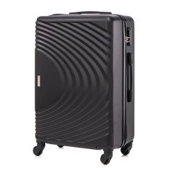 Mała walizka SINOPE BETLEWSKI czarna BWA-055 S. Czarne walizki Betlewski, bez wzorów, z materiału, małe. Za 229.99 zł.