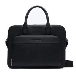 Torba na laptopa Tommy Hilfiger. Czarne torby na laptopa damskie Tommy Hilfiger, bez wzorów. Za 749.99 zł.
