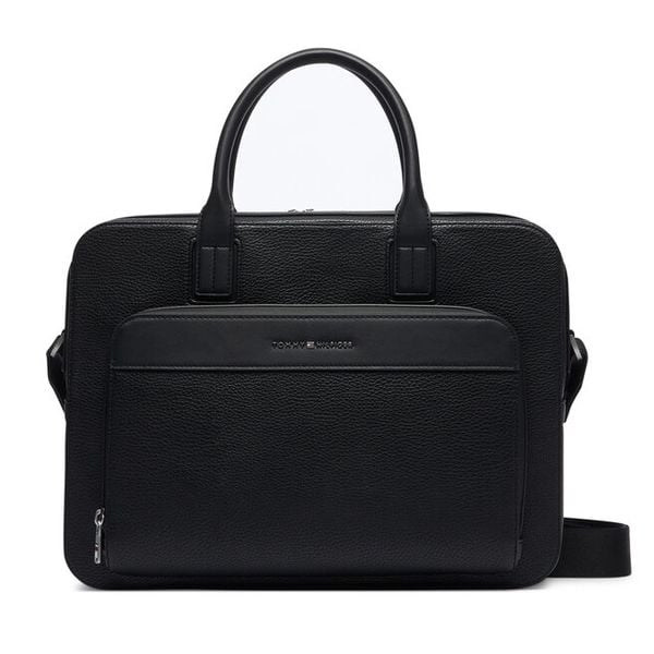 Torba na laptopa Tommy Hilfiger. Czarne torby na laptopa damskie Tommy Hilfiger, bez wzorów. Za 749.99 zł.