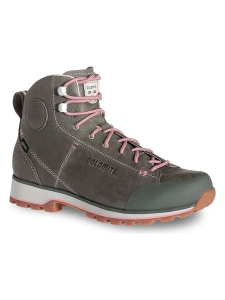 DOLOMITE Skórzane buty turystyczne "54 High Fg GTX" w kolorze szarobrązowo-różowym rozmiar: 37,5. Brązowe obuwie trekkingowe damskie Dolomite. Za 396.45 zł.