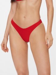 Calvin Klein Swimwear Dół od bikini KW0KW02471 Czerwony. Czerwone bikini damskie Calvin Klein Swimwear, bez wzorów. Za 149.99 zł.