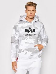 Alpha Industries Bluza Basic 178312C Szary Regular Fit. Szare bluzy bez kaptura męskie Alpha Industries, m, z bawełny. Za 269.99 zł.